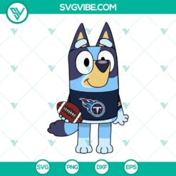 Disney, Football, Sports, SVG Files, Bluey Tennessee Titans SVG Files PNG DXF 2