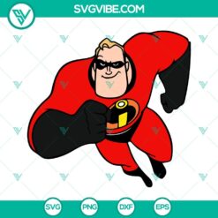 Cartoons, SVG Files, Bob Parr SVG Files, Mr Incredible SVG Download, The 2