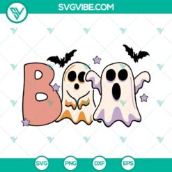 Boo Baby Halloween SVG Download, Boo SVG Download, Cute Halloween Ghost SVG Files, Kids