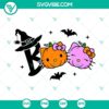 Boo Hello Kitty Halloween SVG featuring Pumpkin Hello Kitty design, kawaii style.