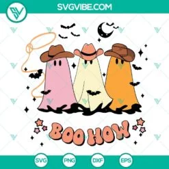 Halloween, SVG Files, Boo Haw Cowboy Ghost SVG Images, Western Ghost Halloween 3