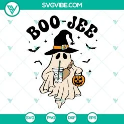 Halloween, SVG Files, Boo Jee SVG Image Bundle, Boo Jee Ghost SVG File, Boujee 5