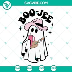Boo Jee SVG File, Funny Halloween SVG Image, Funny Ghost SVG Download, Boo Jee