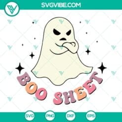 boo sheet svg 2 designs this is some boo sheet svg retro halloween svg 4 mockup