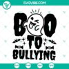 Red Ribbon Week Halloween SVG files with anti-bullying theme, perfect for Boo To Bullying campaigns.