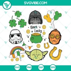 Disney, St Patrick's Day, SVG Files, Baby Yoda Tumbler Happy St Patrick’s Day 3