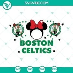 Basketball, Sports, SVG Files, Boston Celtics Starbucks Cup SVG Download, 6