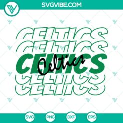 Basketball, Sports, SVG Files, NBA Finals 2024 Boston Celtics SVG, Boston 3