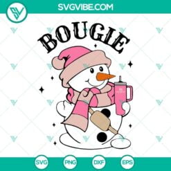 Christmas, SVG Files, Bougie Snowman Stanley SVG File, Christmas Snowman 5