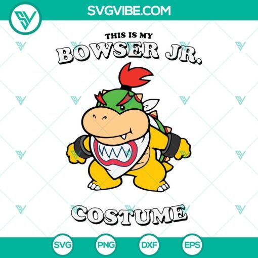 bowser jr costume svg super mario svg bowser jr svg 4 mockup