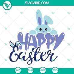 Boy Girl Kids Happy Easter SVG Download, Happy Easter SVG File Bundle, Easter 2