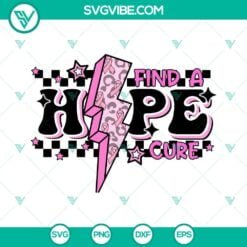 Cancer, SVG Files, Breast Cancer Awareness SVG Files, Hope SVG Files, Find A 2