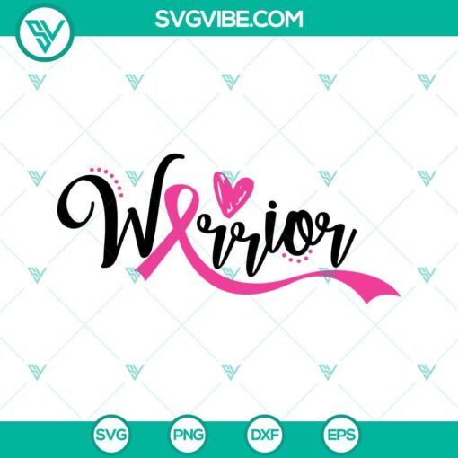 breast cancer warrior survivor pink ribbon svg breast cancer ribbon svg png dxf eps 10 mockup