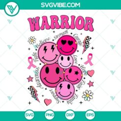 Awareness, Cancer, SVG Files, Breast Cancer Warrior SVG Images, Breast Cancer 10