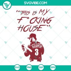 Sports, SVG Files, Philadelphia Phillies SVG Image, Atta Boy Harper SVG 4