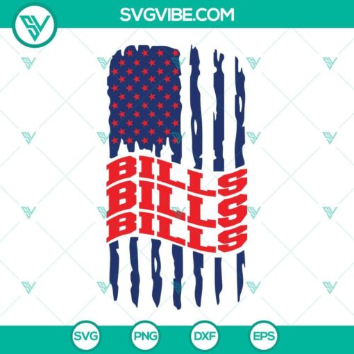 buffalo bills american flag svg bills football svg png dxf eps cut files 10 mockup