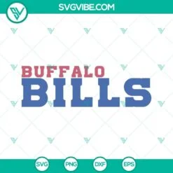 Sports, SVG Files, Buffalo Bills SVG Image, Bills Mafia SVG File PNG DXF EPS 4