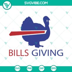 Sports, SVG Files, Thanks Giving, Buffalo Bills Thanksgiving Turkey SVG Files, 20