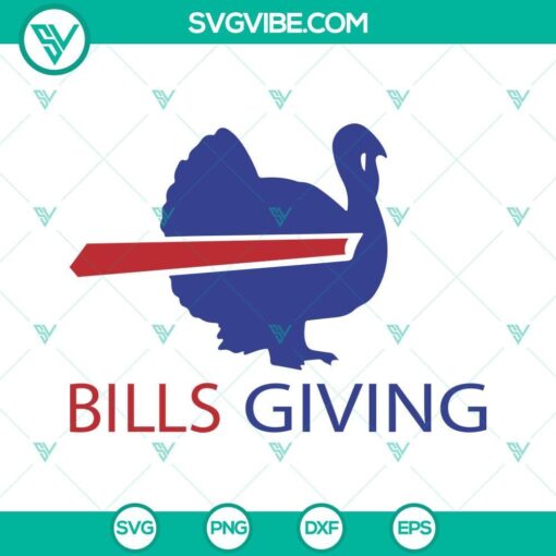 buffalo bills thanksgiving turkey svg thanksgiving nfl svg png dxf eps cut files 8 mockup