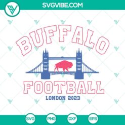 Football, Sports, SVG Files, Buffalo Football London 2023 SVG Download, Buffalo 2