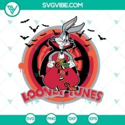 Disney, Halloween, SVG Files, Bugs Bunny Pumpkin Halloween SVG Images, Looney 2