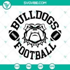 Football, Sports, SVG Files, Bulldogs Football Logo SVG Image, University Of 2