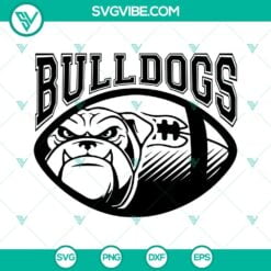 Football, Sports, SVG Files, Bulldogs Football SVG Files, Georgia Bulldogs SVG 15