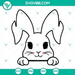 Easter, SVG Files, Bunny Face SVG Images Bundle, Bunny Svg, Peek A Boo Bunny 18