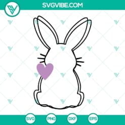 Easter, SVG Files, Bunny Outline SVG Files, Easter Bunny SVG File, Easter Bunny 14