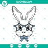 Easter, SVG Files, Cute Bunny With Bandana Glasses Bubblegum SVG Image, Easter 13