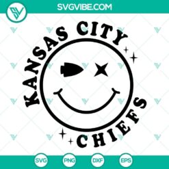 Burrowhead and Kelce 87 SVG design, Kansas City Chiefs SVG files with a smiley face icon for download.