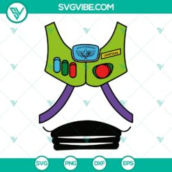 Movies, SVG Files, Buzz Lightyear Costume SVG File, Buzz Lightyear Shirt SVG 1