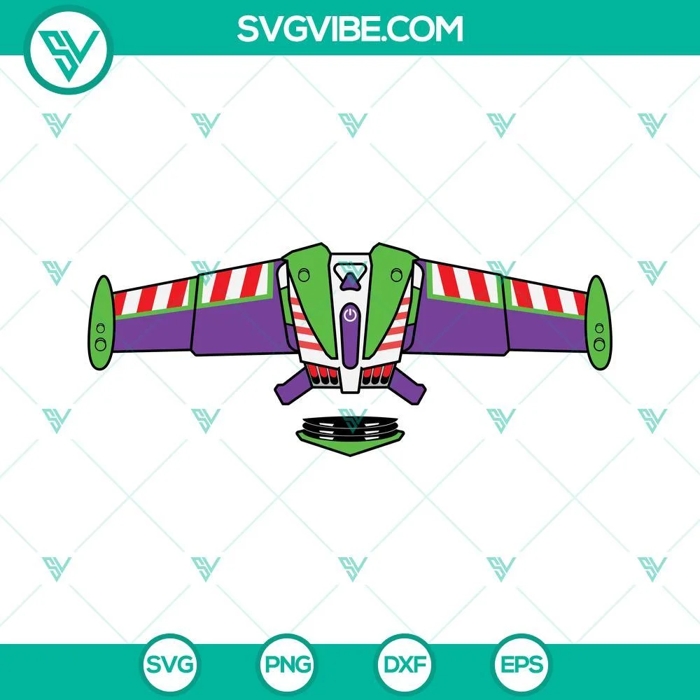 Movies, SVG Files, Buzz Lightyear Costume Wings SVG Files, Buzz Lightyear Shirt 1