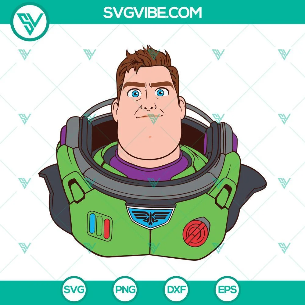 Movies, SVG Files, Buzz Lightyear Face SVG Files, Buzz Lightyear 2022 SVG Files 1