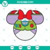 Buzz Lightyear Minnie head SVG files featuring a unique Disney mashup design. Perfect for crafts and projects.