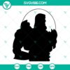 Buzz Lightyear SVG download featuring black and white design elements. Perfect for Buzz Lightyear fans.