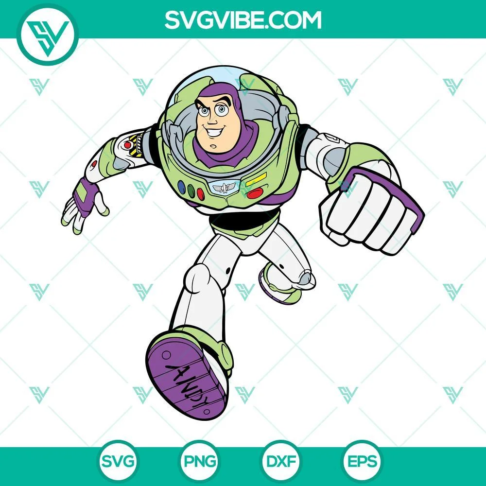 Disney, SVG Files, Buzz Lightyear SVG Images PNG DXF EPS Clipart Cut Files For 1