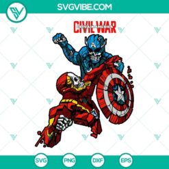 Captain America And Iron Man Zombie SVG Files, Marvel SVG Files, Marvel