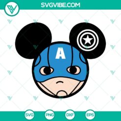 Disney, Movies, SVG Files, Captain America SVG Images, Captain America Mickey 2