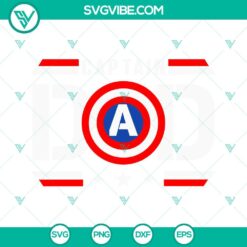 Fathers Day, SVG Files, Captain Dad American SVG Images, Superhero Dad SVG 5