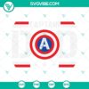 Captain Dad SVG file with Marvel superhero Father's Day design, perfect Dad SVG download for crafting projects.