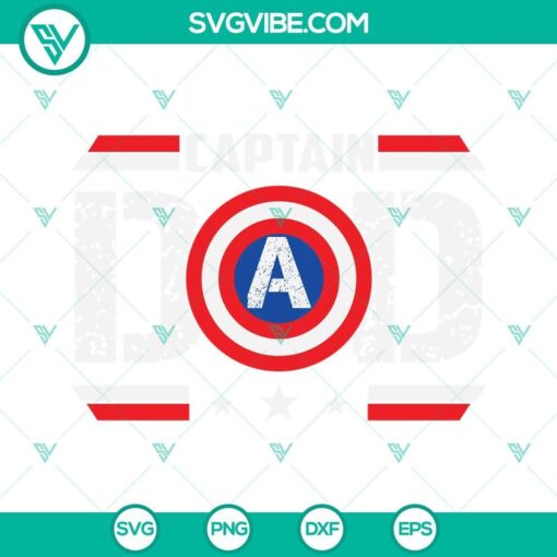 captain dad svg marvel superhero father s day svg dad svg 1 mockup