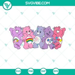 16oz Can Glass Wrap, SVG Files, Care Bears 16oz Libbey Can Glass Wrap SVG File, 17