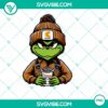 Carhartt Baby Grinch and Dunkin Donuts coffee design PNG download files, perfect for holiday crafting and projects.