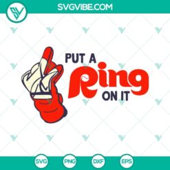 Castellanos Put a Ring On it Svg, Philadelphia Baseball Svg,