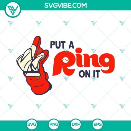 castellanos put a ring on it svg philadelphia baseball svg philadelphia phillies svg castellanos ring finger svg 6 mockup