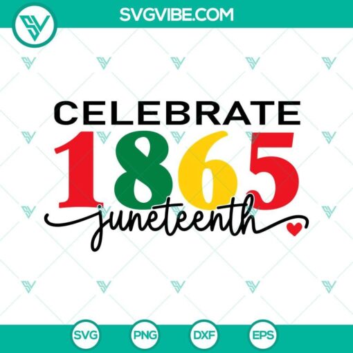 celebrate 1865 juneteenth svg black pride svg black lives matter svg african americans svg 5 mockup