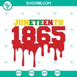 Juneteenth, SVG Files, Celebrate Juneteenth 1865 SVG Images, Juneteenth SVG 5