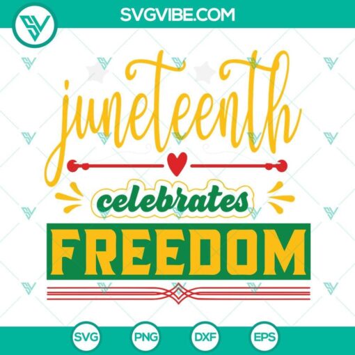 celebrate juneteenth freedom svg african american svg freedom day svg black history month svg free ish 1865 svg 8 mockup