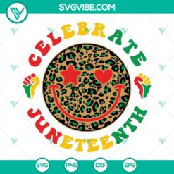 Juneteenth, SVG Files, Celebrate Freedom On June 19 SVG Image, Free Ish Since 4